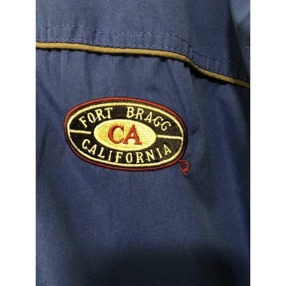 "Planet Earth" Mens Blue & Black Hooded Jacket Reversible - Picture 9 of 11